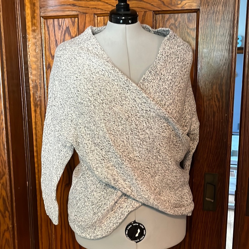 Wrap sweater